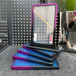 Multicolor Gradient Color Aluminum Alloy Trading Card Protect Holder, Metal Case For 35PT PSA CGC Graded Card
