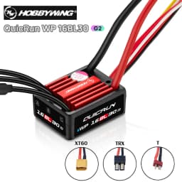 Hobbywing QuicRun WP16BL30 WP-16BL30 G2 30A 2-3S Brushless Speed Controller ESC For 1/16 RC Car