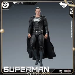 Original Fondjoy Black Superman 2.0 Figure Dc Zack Snyder'S Justice League Figures 1/9 Super Man Pvc Model Doll Joint Movable
