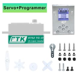 PTK 9752TG-D Metal 1/8 1/10 Remote Control Car Drift Flat Sports Car Squat Servo High Speed Model Servo Low Profile Servo