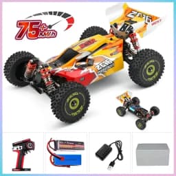 WLtoys 144010 144001 75KM/H 2.4G RC Car Brushless 4WD Electric High Speed Off-Road Remote Control Drift Toys for Children Racing