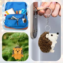 12-36Pcs Hedgehog Stuffed Animal Bulk Mini Hedgehog Toy Valentine's Day Small Stuffed Animals Party Favor Classroom School Gifts
