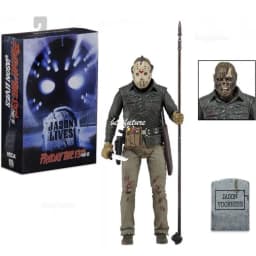 NECA Friday The 13th Jason Voorhees Ultimate 7 Inch Action Figure Horror Movie Collectible Halloween Gift For Fans With 3