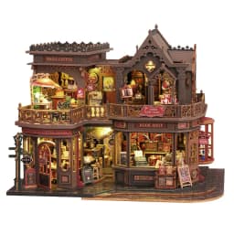 New DIY Big Doll House Case Wooden Miniature Furniture Dollhouse Handmade Model Assembly Toys for Children Girls Birthday Gifts