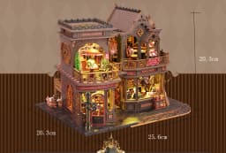 New DIY Big Doll House Case Wooden Miniature Furniture Dollhouse Handmade Model Assembly Toys for Children Girls Birthday Gifts