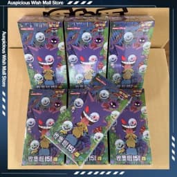 Hot Pkm Cards PTCG Simplified Chinese Zhu Zi Collected 151 Thin/Fat Box Change Series Card Ponyta Gengar Collectible Game Cards