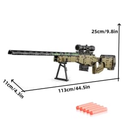 New City Technical Police Military Weapon Sniper Rifle Building Blocks AWM For Assault Rifle Brick Toy for Kids Christmas Gifts