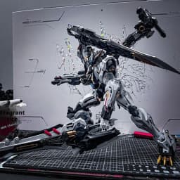 In Stock IN ERA+ FNR-09 FENRIR Assembling Model Mecha Toys Infinite Dimension RMD 1/72 PLASTIC MODEL KIT Wolf King