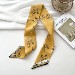 New luxury Brand Model Small Silk Scarf Women Hair Band Bag Handbag Handle Ribbon Scarf Band Neck Scarves Neckerchief