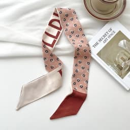 New luxury Brand Model Small Silk Scarf Women Hair Band Bag Handbag Handle Ribbon Scarf Band Neck Scarves Neckerchief