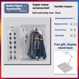 In Stock CT Toys Batman Hush Blue Version Mafex 105 Black Version Dc Bat Man Anime Action Figure Figurine Model Statue Toys Gift