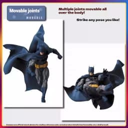 In Stock CT Toys Batman Hush Blue Version Mafex 105 Black Version Dc Bat Man Anime Action Figure Figurine Model Statue Toys Gift