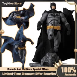 In Stock CT Toys Batman Hush Blue Version Mafex 105 Black Version Dc Bat Man Anime Action Figure Figurine Model Statue Toys Gift