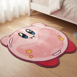Cartoon Cute Pokemon Rug Anime Kirby Floor Rug Kids Room Gaming Decor Room Art Printed Handmade Carpet for Home Decor