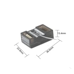 NEEBRC 7CH 2.4Ghz Radio System Transmitter with 6 Pin Light Plug Receiver 7 Channel Remote Control for MN168 MN99S MN82 MN Car