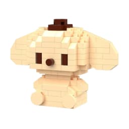 Sanrio Anime Building Blocks Kawaii Hello Kitty Kuromi MyMelody Cinnamoroll Diamond Building Blocks Doll Toy Kids Birthday Gift