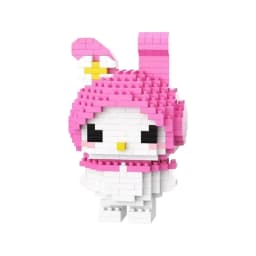 Sanrio Anime Building Blocks Kawaii Hello Kitty Kuromi MyMelody Cinnamoroll Diamond Building Blocks Doll Toy Kids Birthday Gift