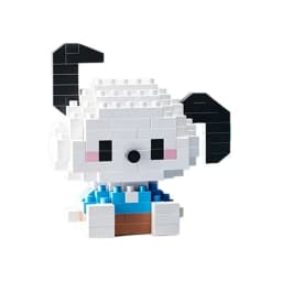 Sanrio Anime Building Blocks Kawaii Hello Kitty Kuromi MyMelody Cinnamoroll Diamond Building Blocks Doll Toy Kids Birthday Gift