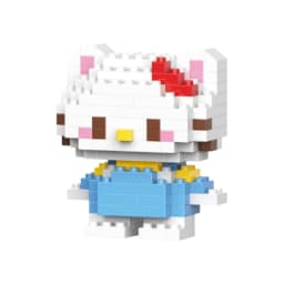 Sanrio Anime Building Blocks Kawaii Hello Kitty Kuromi MyMelody Cinnamoroll Diamond Building Blocks Doll Toy Kids Birthday Gift