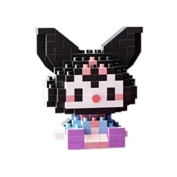 Sanrio Anime Building Blocks Kawaii Hello Kitty Kuromi MyMelody Cinnamoroll Diamond Building Blocks Doll Toy Kids Birthday Gift