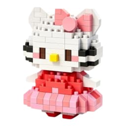 Sanrio Anime Building Blocks Kawaii Hello Kitty Kuromi MyMelody Cinnamoroll Diamond Building Blocks Doll Toy Kids Birthday Gift