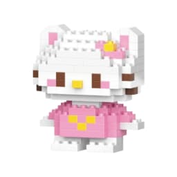 Sanrio Anime Building Blocks Kawaii Hello Kitty Kuromi MyMelody Cinnamoroll Diamond Building Blocks Doll Toy Kids Birthday Gift