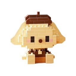 Sanrio Anime Building Blocks Kawaii Hello Kitty Kuromi MyMelody Cinnamoroll Diamond Building Blocks Doll Toy Kids Birthday Gift