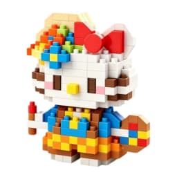 Sanrio Anime Building Blocks Kawaii Hello Kitty Kuromi MyMelody Cinnamoroll Diamond Building Blocks Doll Toy Kids Birthday Gift