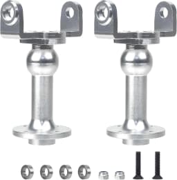 Aluminum Axle/Shaft Tube C-Hubs Kit for Tamiya Super ClodBuster Bullhead Upgrades Parts