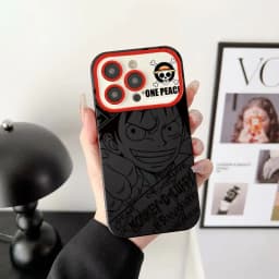 Cartoon One Piece Luffy Mobile Phone Case for IPhone 12 13 14 15 16 17 Pro Max Plus Shockproof Protective Cover for Boys Gift