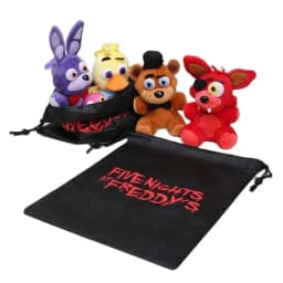 5Pcs Freddy Foxy Bonnie Chica Plush Toys Keychain Anime Plush Pendant Stuffed Plushie Dolls Toys