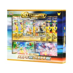 In Stock Pokemon Trading Card Game 30th Anniversary Celebration Display Box Espeon EX & Umbreon EX 30th Eevee Gift Box Se