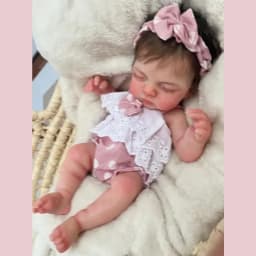 12 Inch Open Mouth Washable Full Silicone Reborn Doll Irys, Rooted Hair, 3D Vivid Skin, Realistic Newborn Bebe Reborn De Silicon