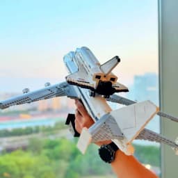 New ICONS Shuttle Transport Carrier Aircraft Model Building Blocks Bricks DIY Assembly Toy Birthday Christmas Gifts