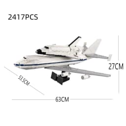 New ICONS Shuttle Transport Carrier Aircraft Model Building Blocks Bricks DIY Assembly Toy Birthday Christmas Gifts