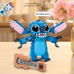 2026 New Lilo & Stitch Building Blocks Set DIY Assembly Bricks Model Cartoon Collectible Toy BirthdayGift for Fans.....