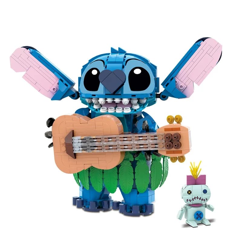 2026 New Lilo & Stitch Building Blocks Set DIY Assembly Bricks Model Cartoon Collectible Toy BirthdayGift for Fans.....