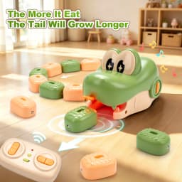 Remote Control Magnetic Greedy Snake Toys Interactive Game Dual Player Battle Greedy Bean Eating Snake Educational Toy Xmas Gift