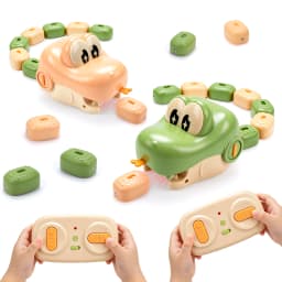 Remote Control Magnetic Greedy Snake Toys Interactive Game Dual Player Battle Greedy Bean Eating Snake Educational Toy Xmas Gift