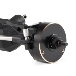 CNC Brass Steering Knuckle Weights for Vanquish F10 F10T D44 HD44 SCX10 II Rockjock F9 Straight Axle VS4-10 RC Crawler Parts