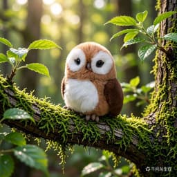 Luckymee Magic Plush Owl Toy Interactive Recording Head Turning Sound Making Soft Fluffy Stuffed Animal Home Decor Adult Gift