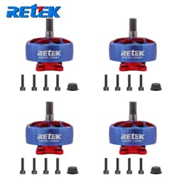 4pcs RETEK LN2207 4S-6S 1960KV 2300KV Brushless Motor For FPV Racing RC Drone Diy Parts