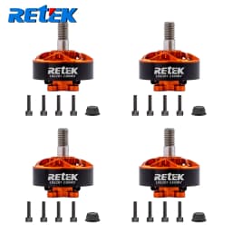 4pcs RETEK LN2207 4S-6S 1960KV 2300KV Brushless Motor For FPV Racing RC Drone Diy Parts