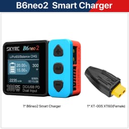 NEW SKYRC B6neo 2 Smart Charger Multi-Function Smart Charger DC 300W PD 80W LiPo/LiFe/Lilon/LiHV/NiMH/NiCd/Pb Battery Charger