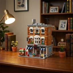 Hardware Store with 7 Figures Modular Buildings Blocks City Street View House Apartment Architecture MOC Brick Model Kit Adults DIY Collectible Gift 3642PCS