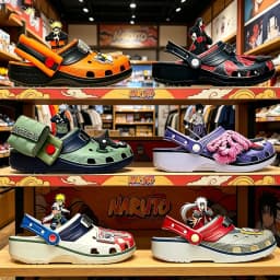 Naruto Cave Shoes Summer Slippers Outdoor Beach Shoes Adult Style Daily Travel Anime Style Breathable Non Slip Sandals