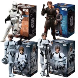 BLOKEES Minifigure Beyond Version Anakin Skywalker Clone Trooper Movable Assembly Collectible Display Model Toy
