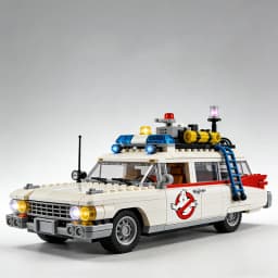 New In Stock Ghostbuster Ecto-1 Building Blocks Car Model Bricks for Adults Toys Halloween Christmas Gifts