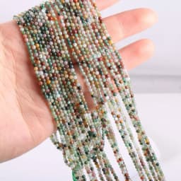 Natural Stone Beads India Agates Round Agates Beads for Jewelry Making Beadwork DIY Necklace bracelet accessories 2mm 3mm