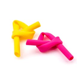 Reusable Food-grade Silicone Drinking Straws Foldable Flexible Straw with Cleaning Brushes Bar Party Supplies Recyclable